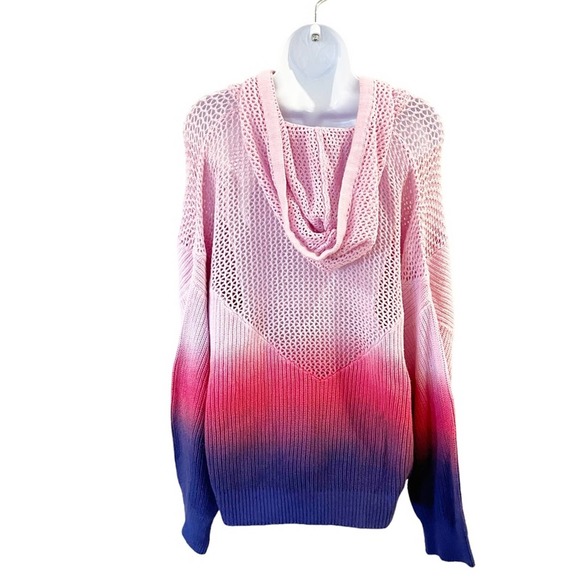 Spiritual Gangster Amar Meshed Up Ombré Tie Dye Hoodie Sweatshirt Size Medium - Picture 6 of 12